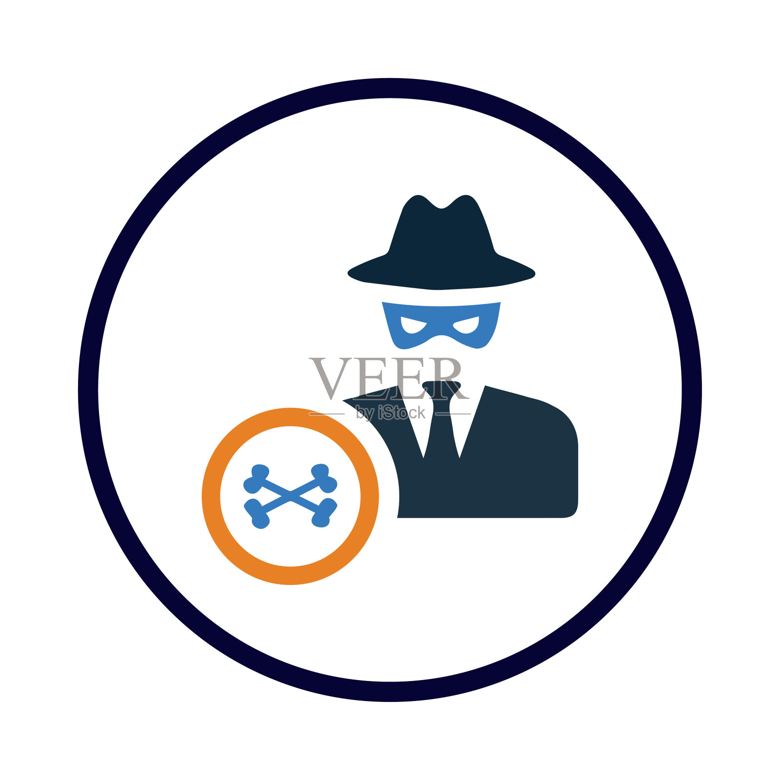 面具，人，头，电脑，软件，黑客，电脑黑客图标图标素材