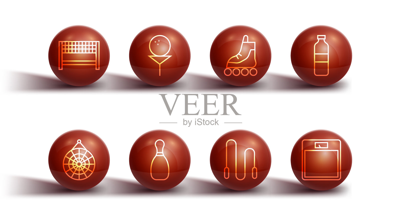 设置线彩带在精加工线经典省道图标素材