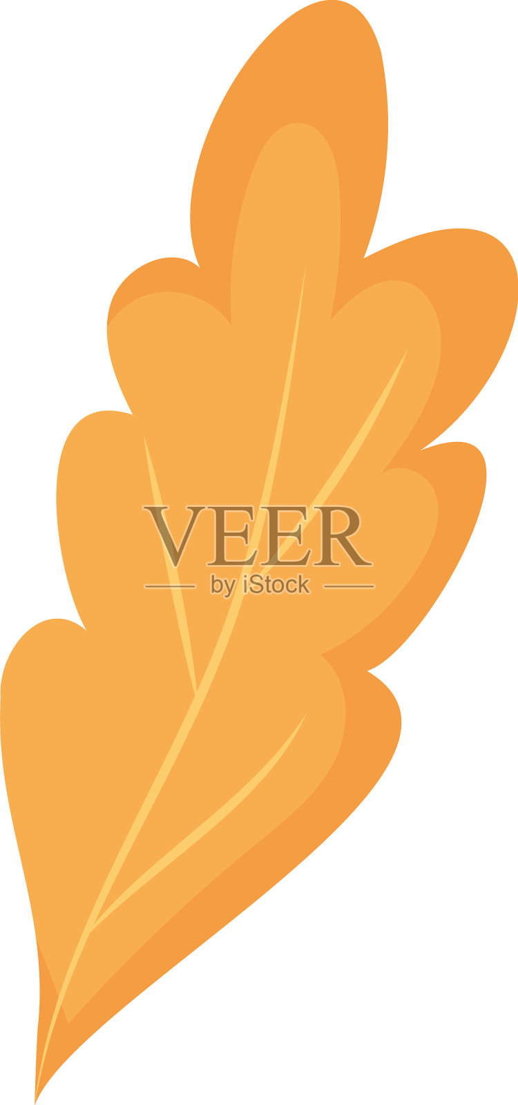 黄叶植物叶子设计元素图片