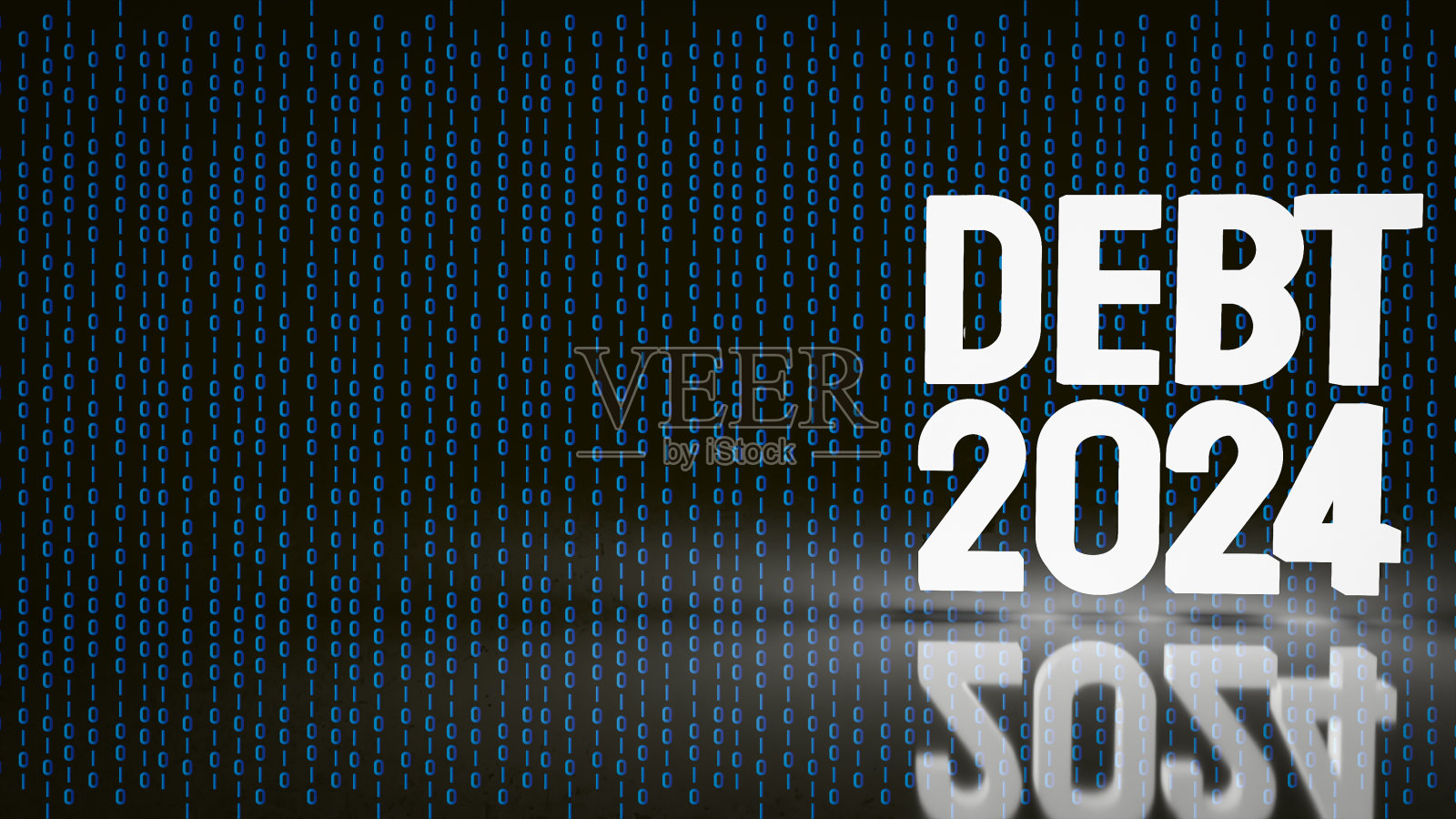 债务2024在数字背景上的业务概念3d渲染照片摄影图片