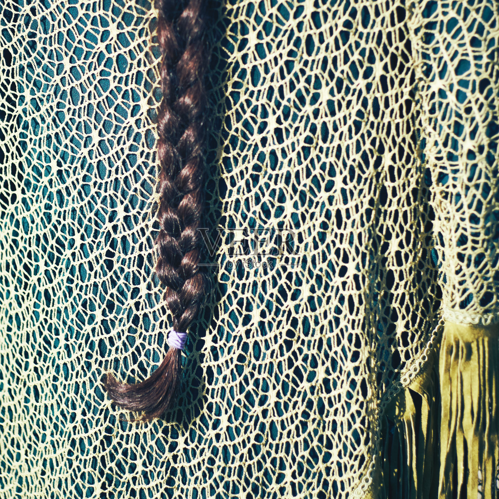 长辫子照片摄影图片