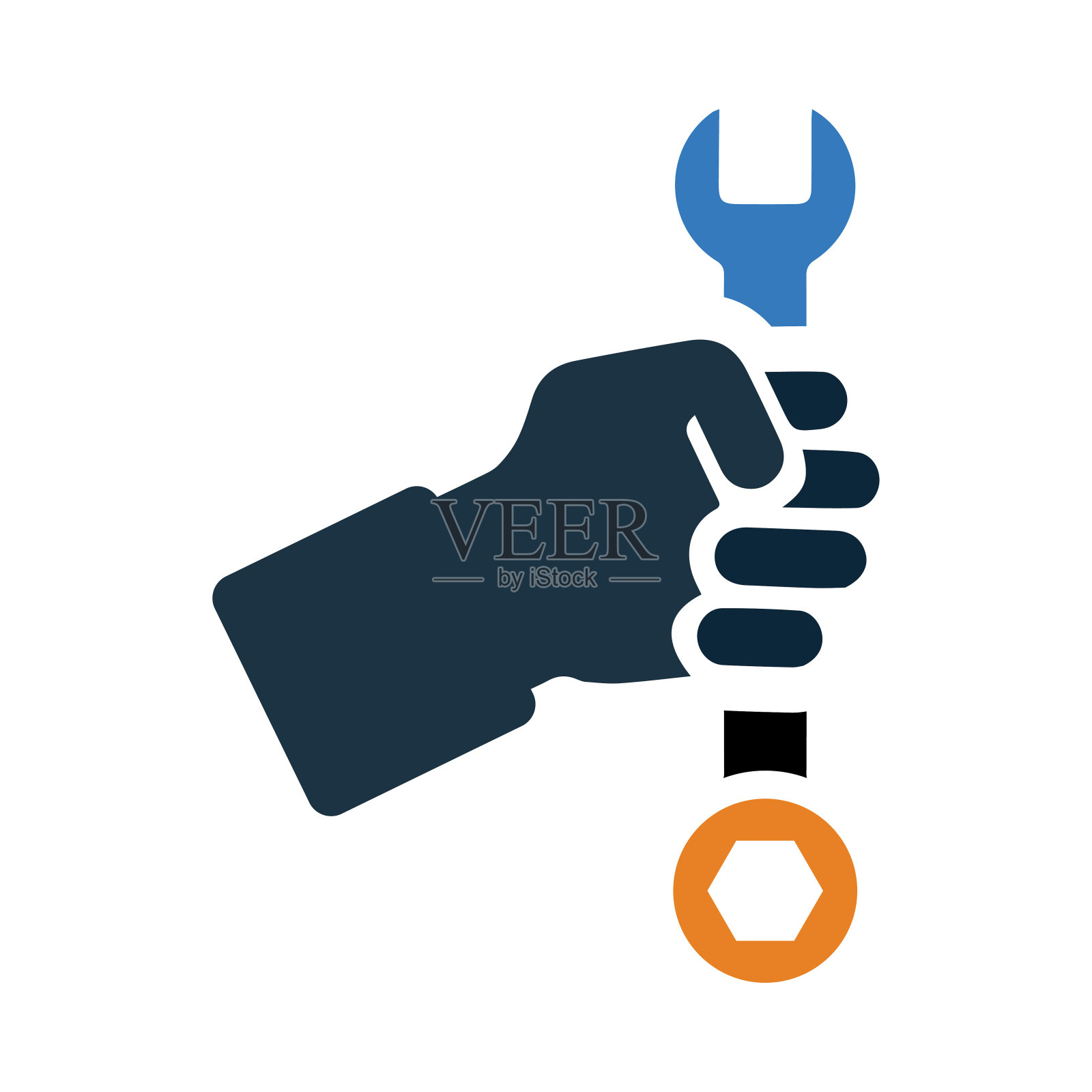 手，锤子，扳手，工作工具图标图标素材