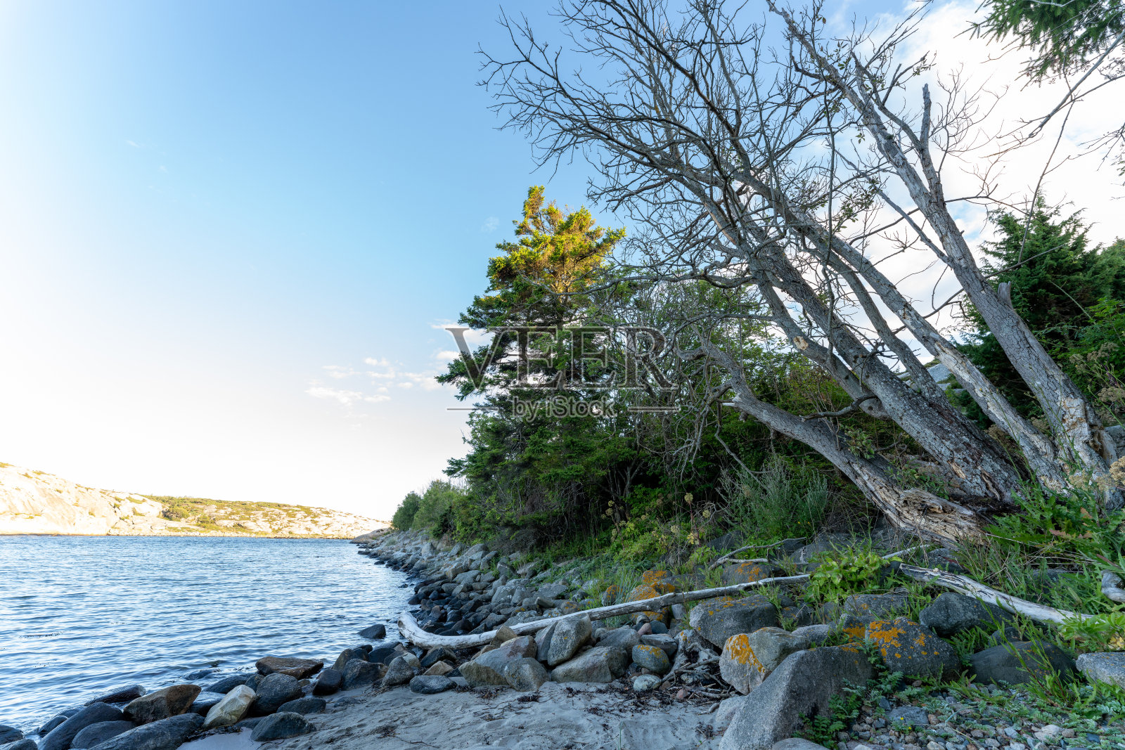 赫瓦勒海岸，挪威国家公园，斯卡格拉克海峡照片摄影图片