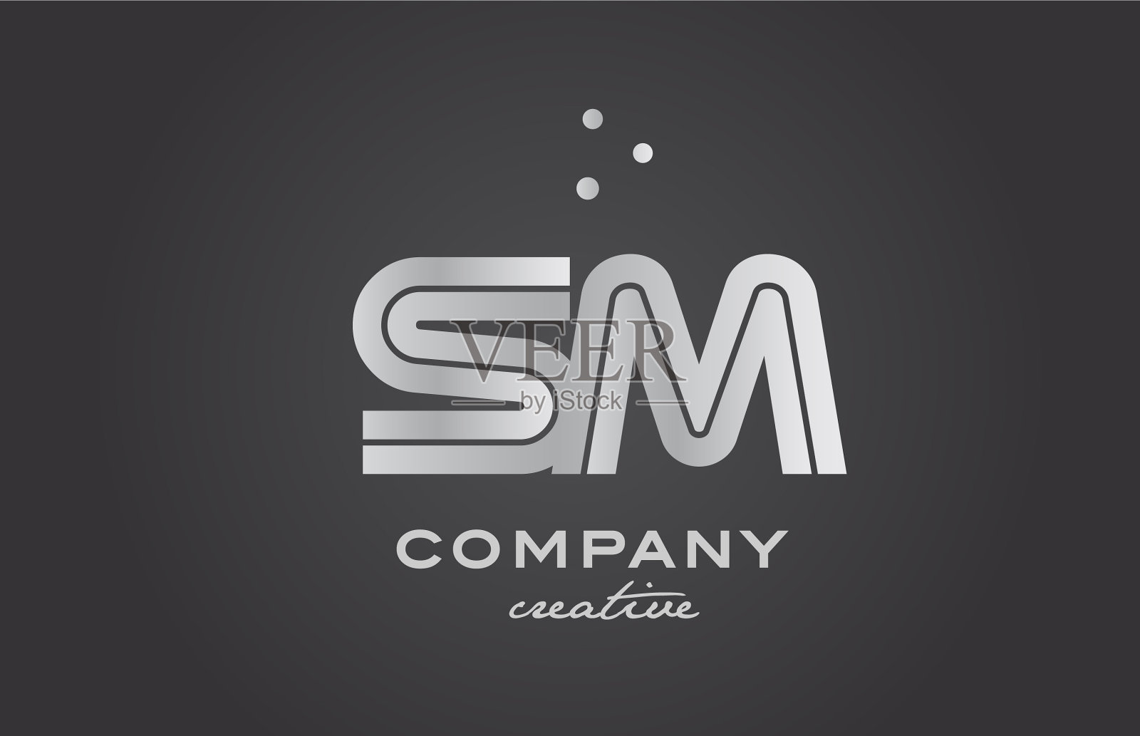 金色金色sm组合字母粗体字母插画图片素材