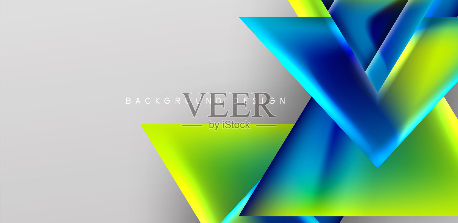 抽象烘焙与重叠三角形和设计模板素材