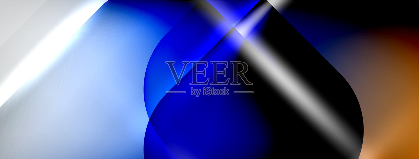 暗影线，电子横幅和光插画图片素材