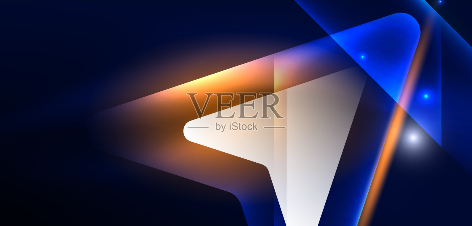 霓虹灯速度箭头和线形状背景嗨插画图片素材