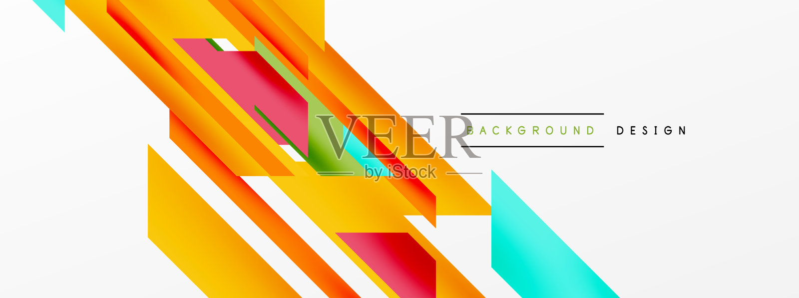 最小几何抽象背景动态3d插画图片素材