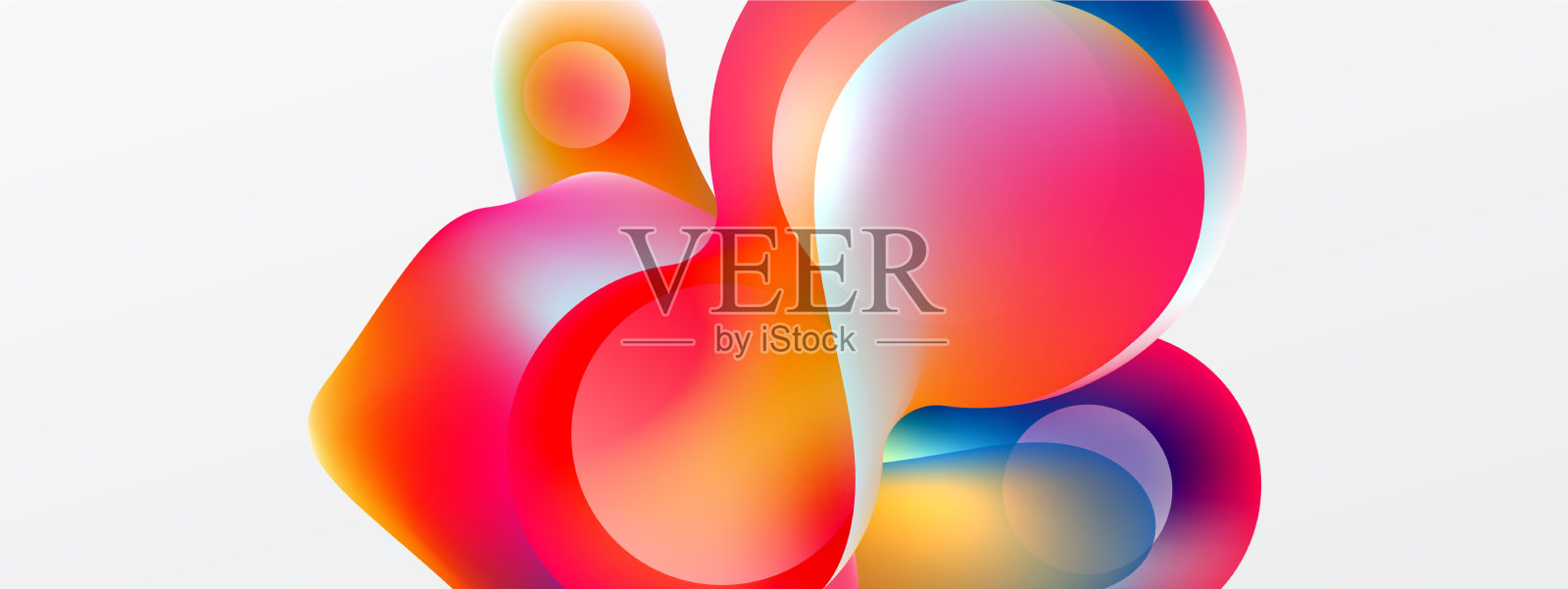 流体抽象背景液体颜色梯度插画图片素材