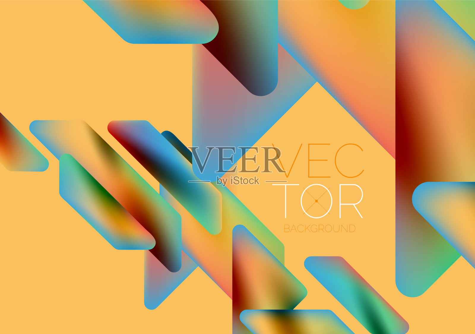 科技极简几何壁纸创意插画图片素材