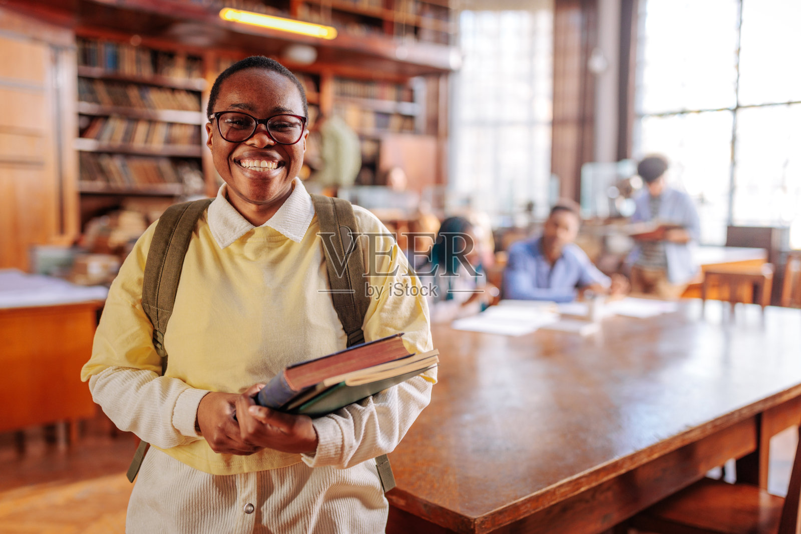 学生在图书馆有复印空间照片摄影图片