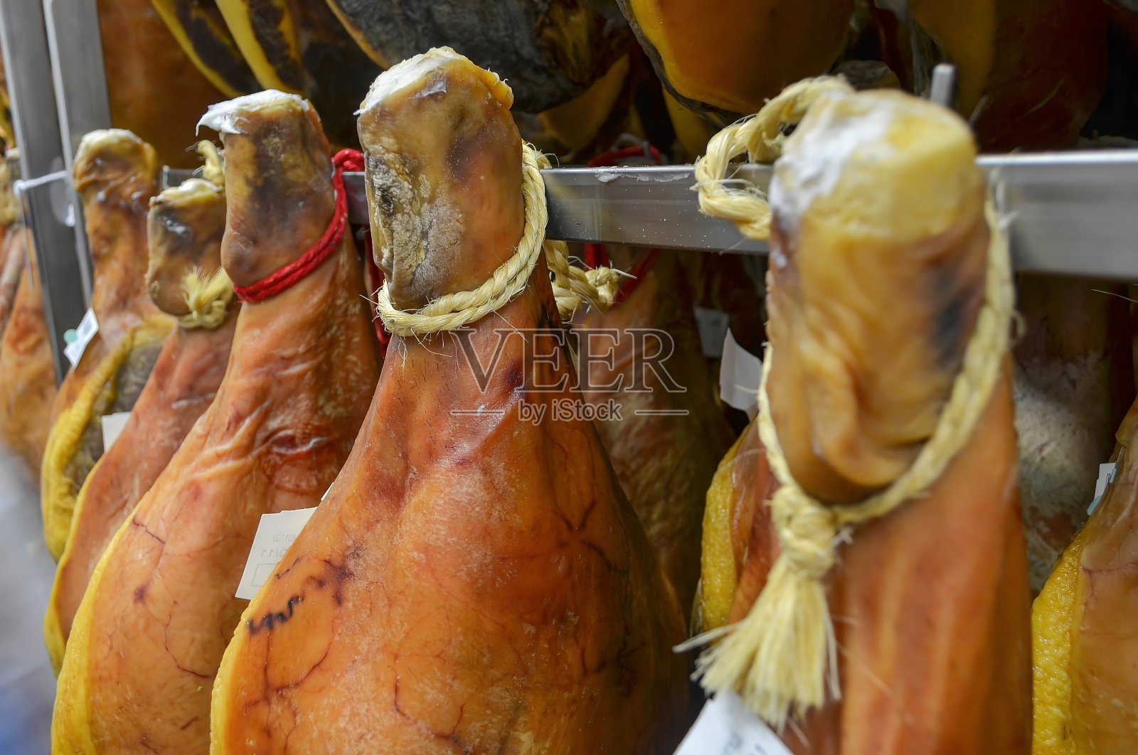 伊比利亚火腿调色板。照片摄影图片