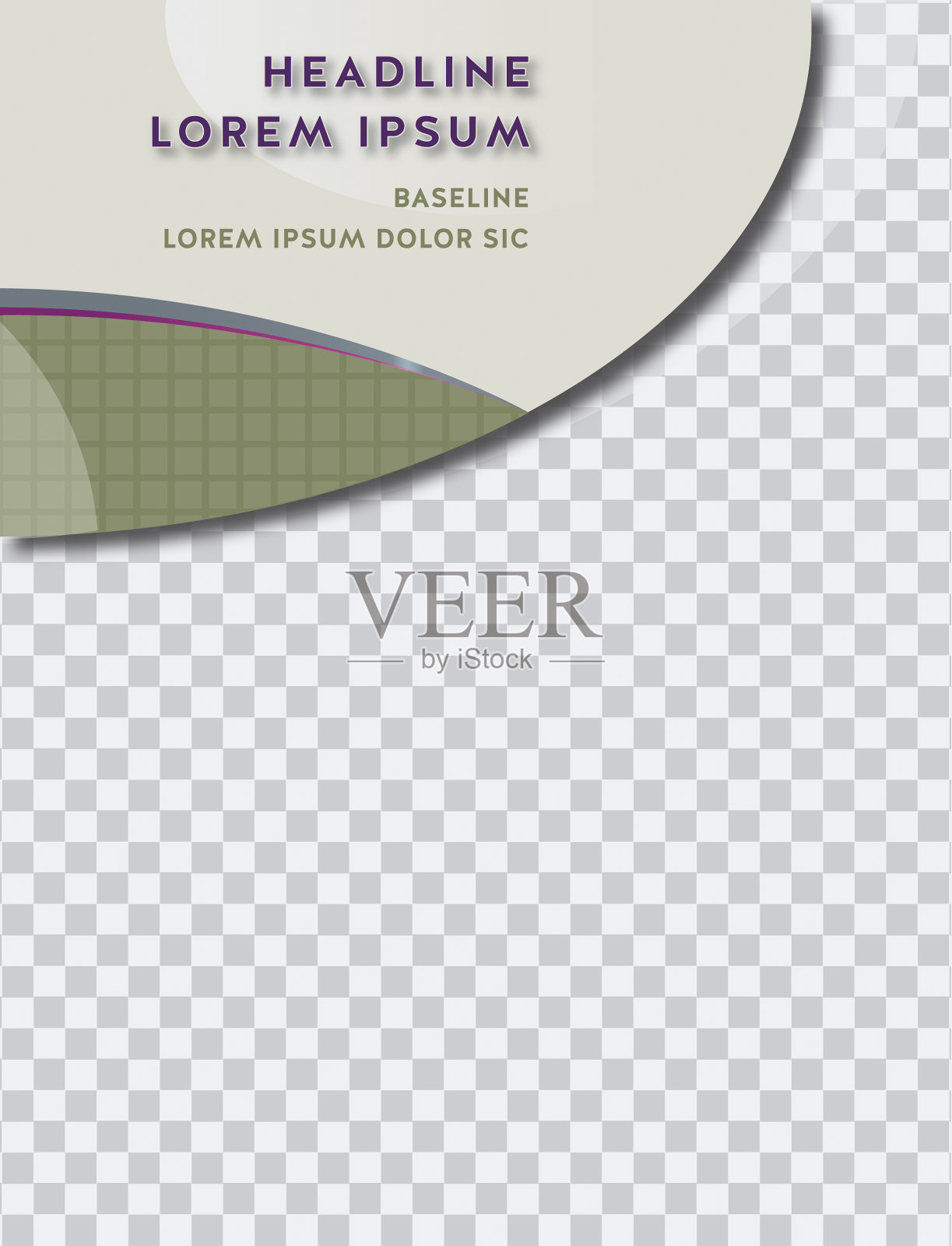 可伸缩矢量封面的书或报告插画图片素材