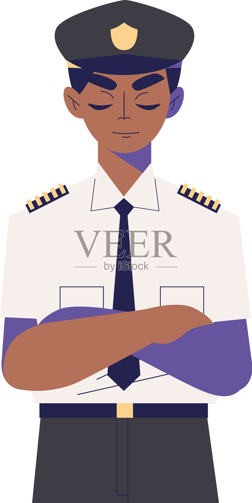 飞行员性格设计元素图片