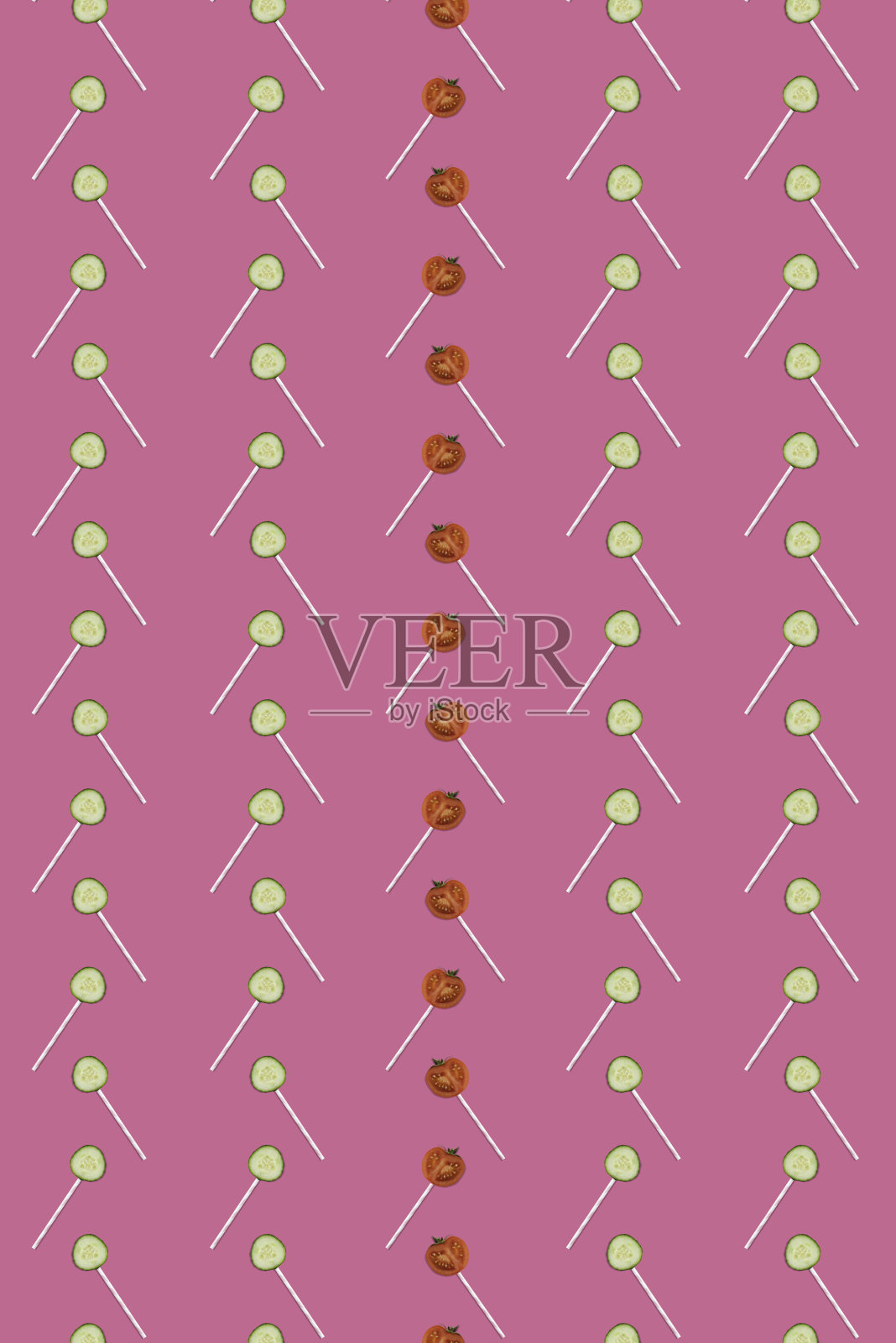 以棒棒糖为代表的各种蔬菜照片摄影图片