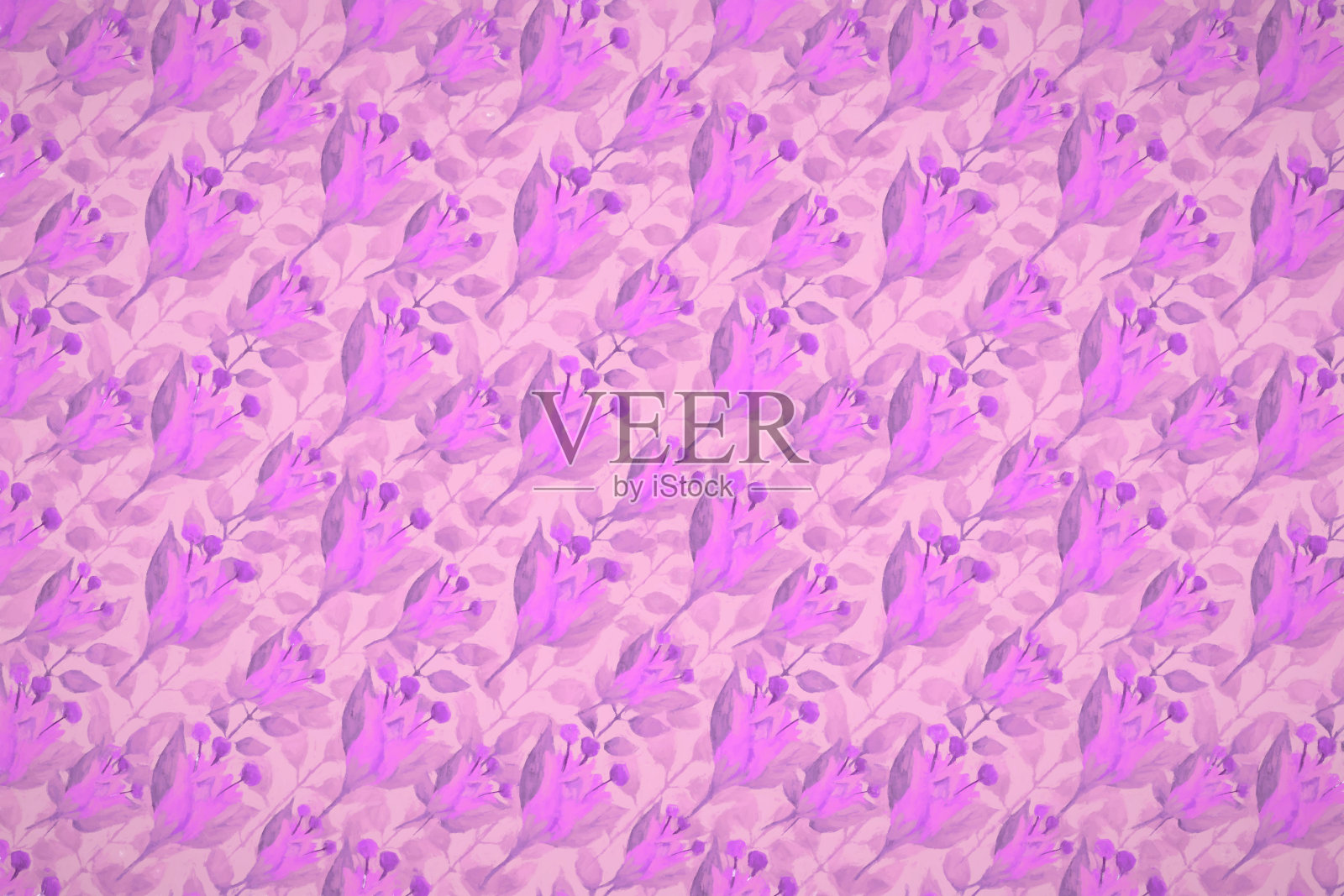 用于织物或纸张上的设计和印刷背景。光栅插图。花卉装饰卡片设计，包装，包装或剪贴簿。插画图片素材