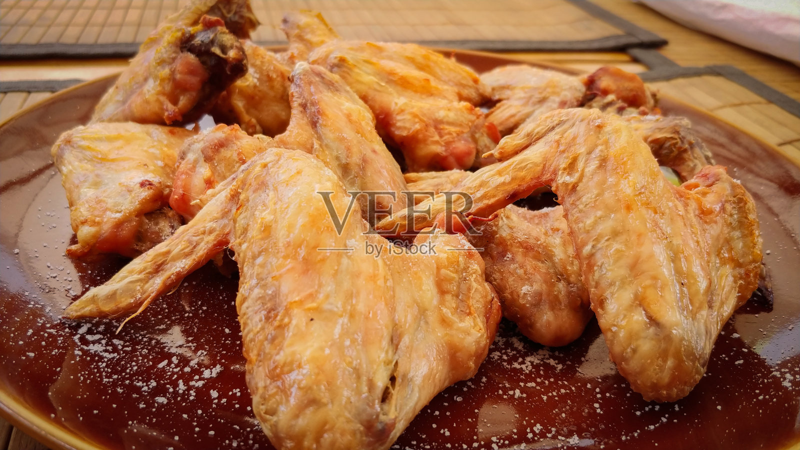 炸鸡翅照片摄影图片