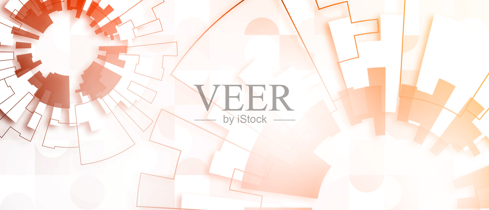 技术背景。图形抽象设计。创意横幅插画图片素材