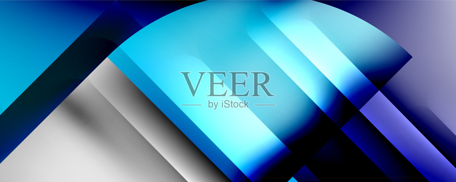 新潮简单的流体色彩梯度抽象插画图片素材