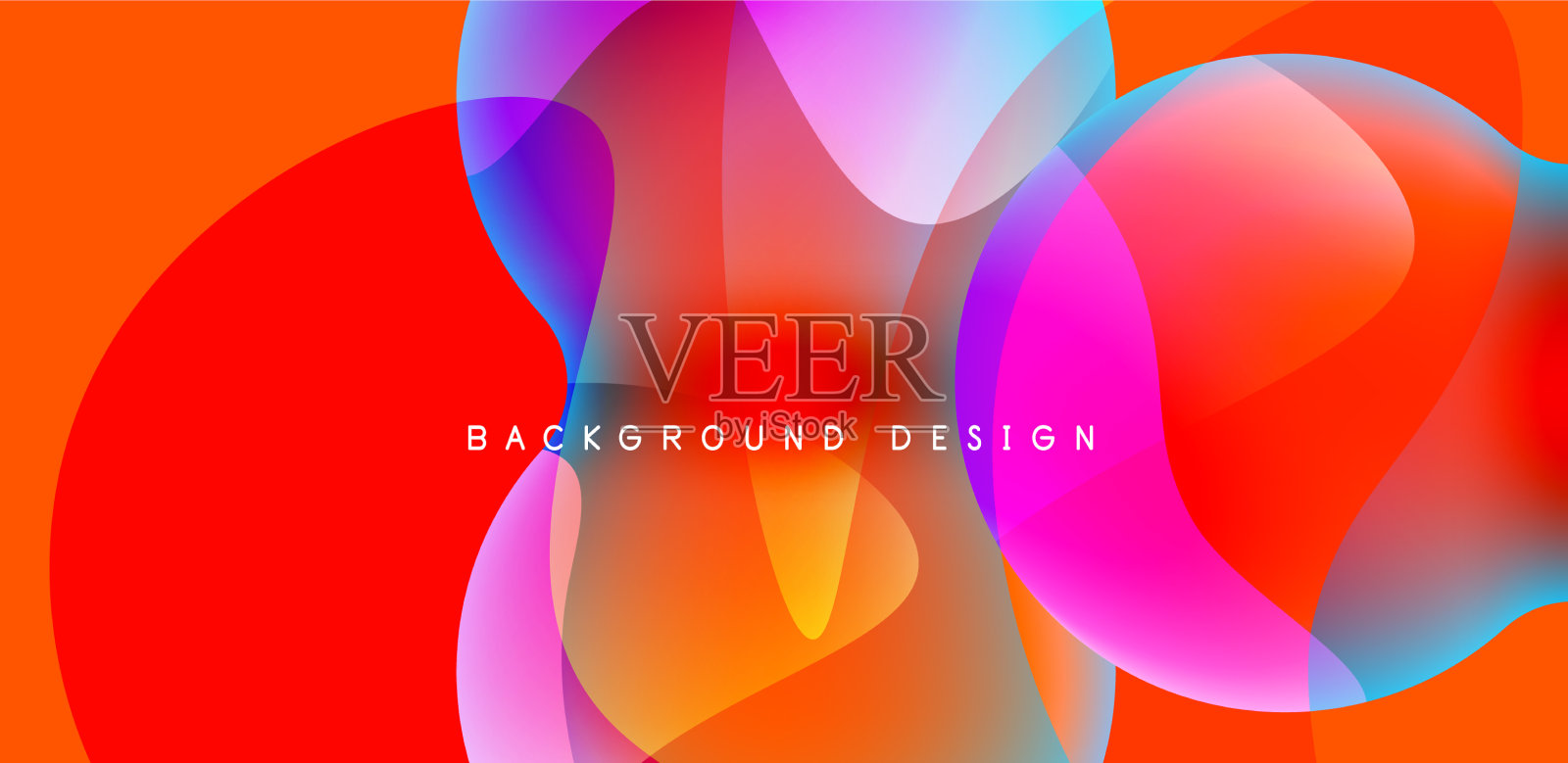 球体和圆圈抽象的背景潮流插画图片素材