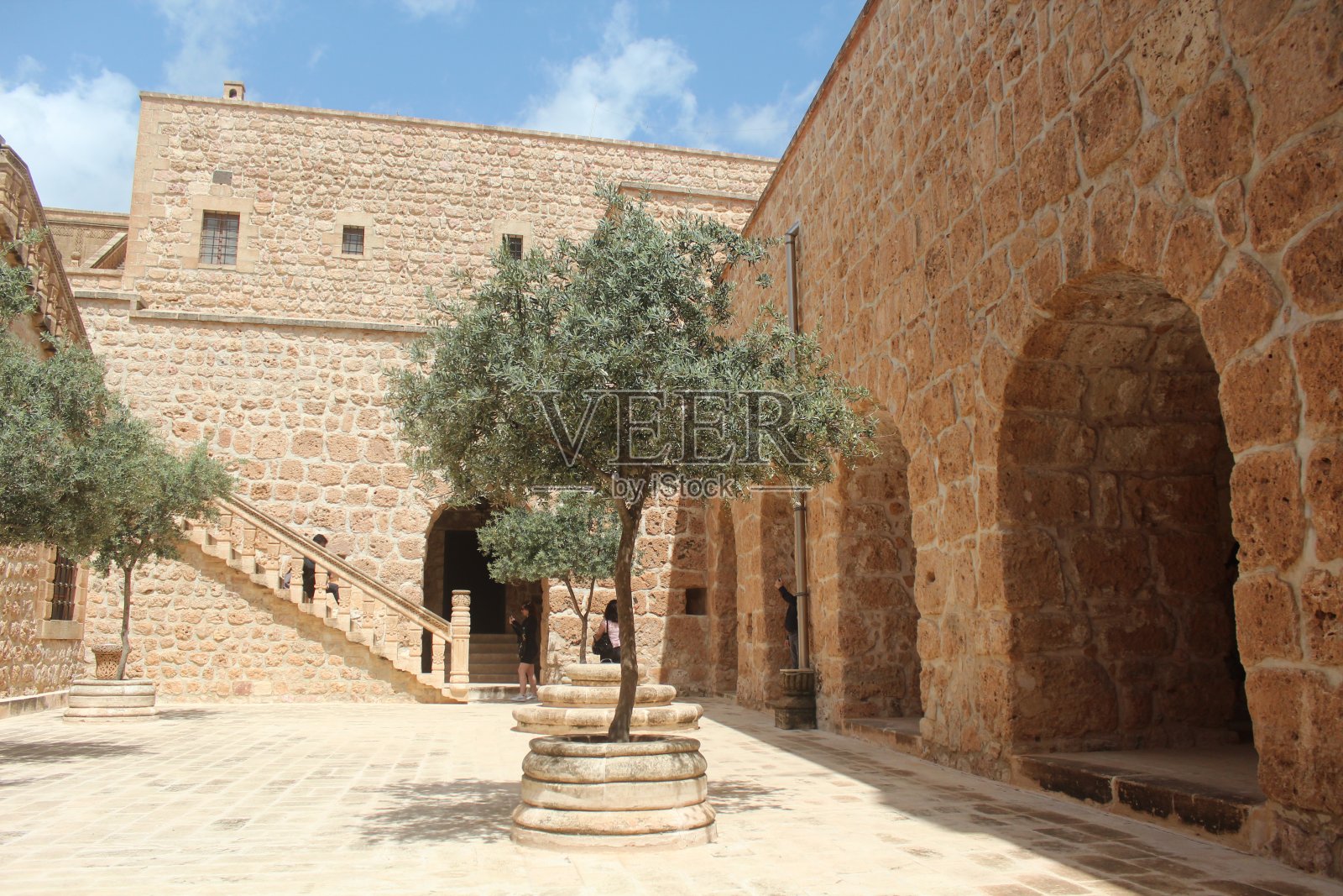 Mor Gabriel修道院，土耳其马尔丁照片摄影图片