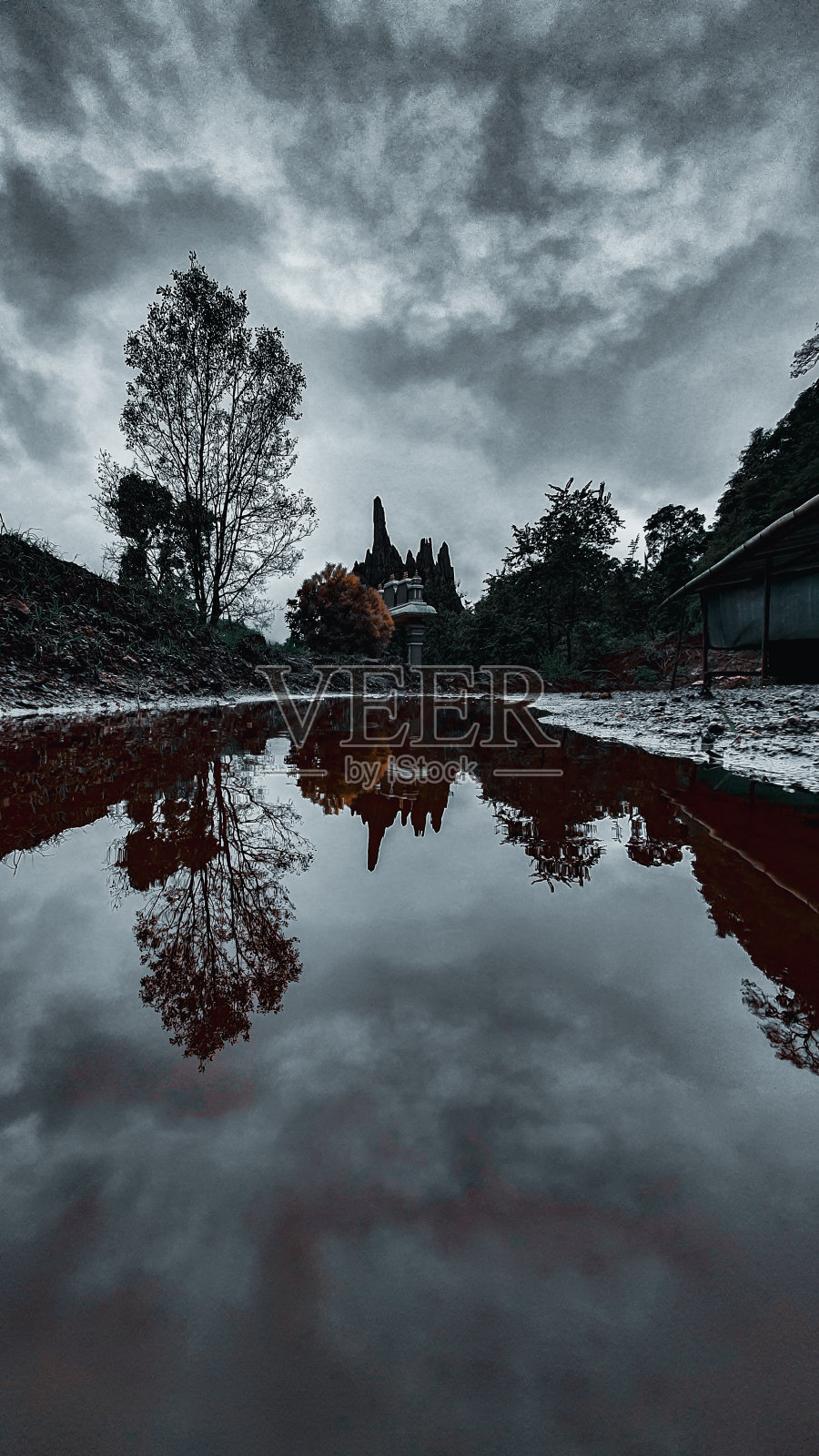 有反射的低角度拍摄照片摄影图片