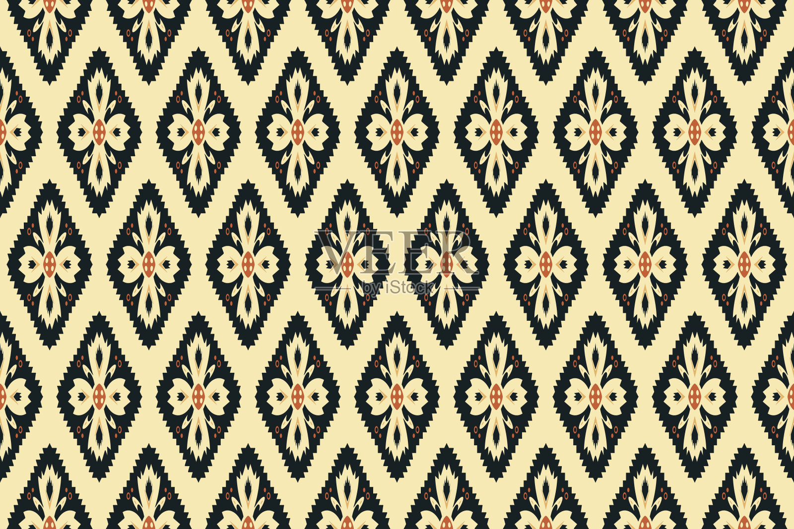 民族无缝模式插画图片素材