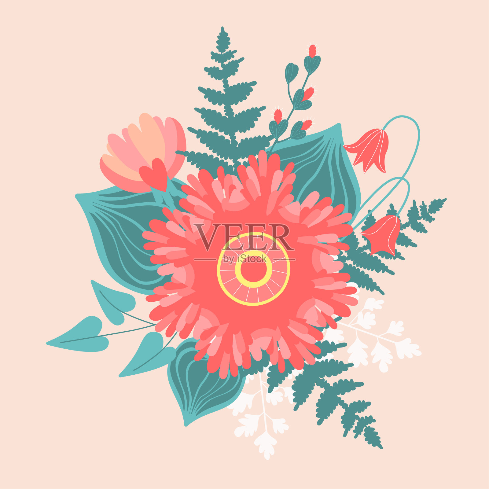 花束插画图片素材