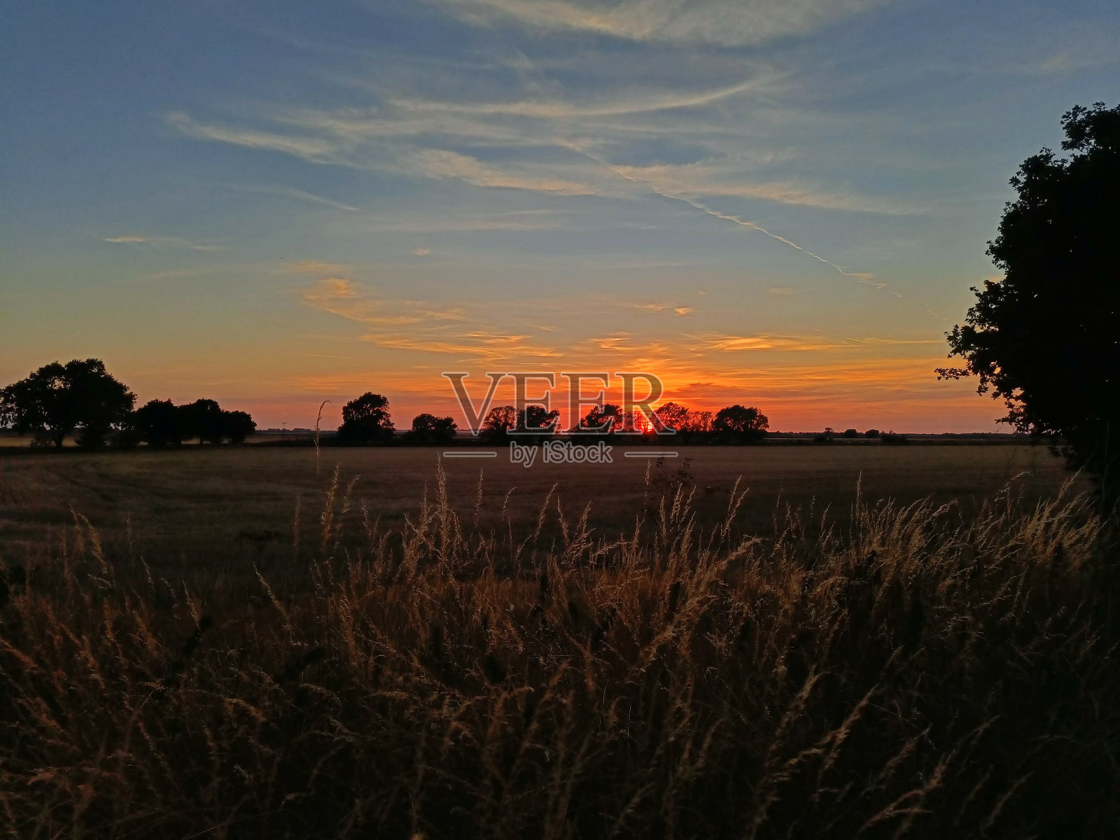 日落时间照片摄影图片