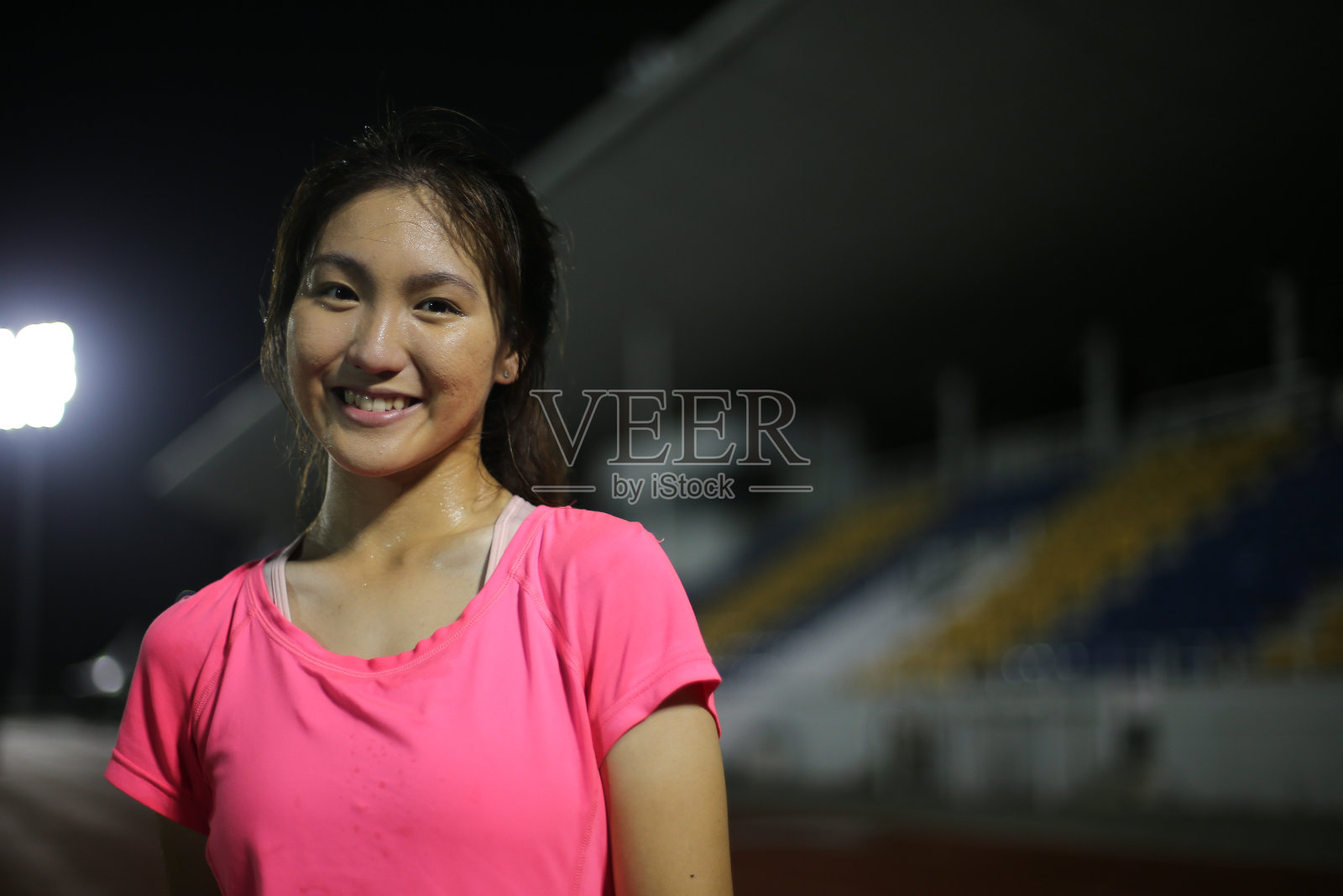 女运动员肖像照片摄影图片