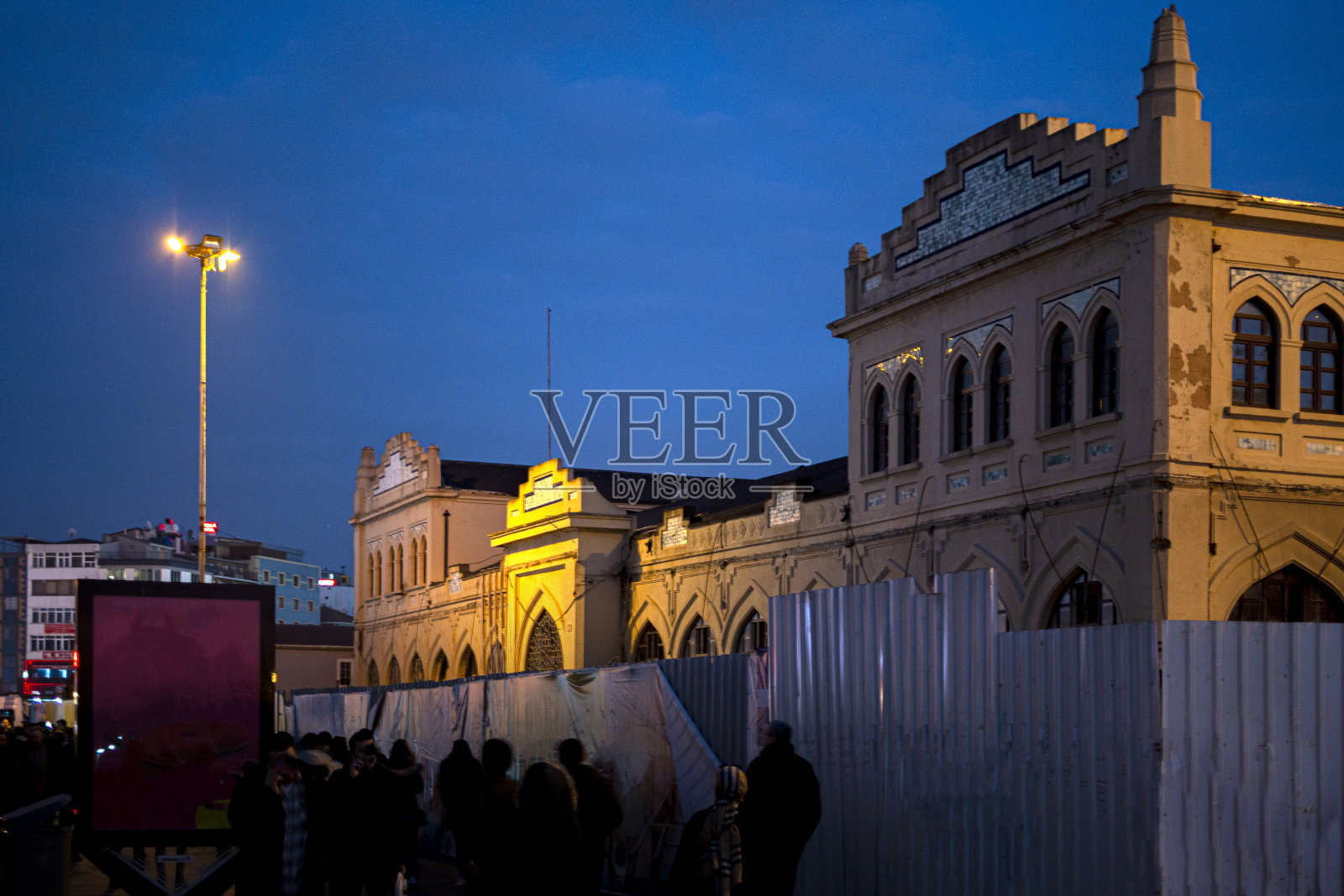 Beautiful city is İstanbul at night, Turkey照片摄影图片