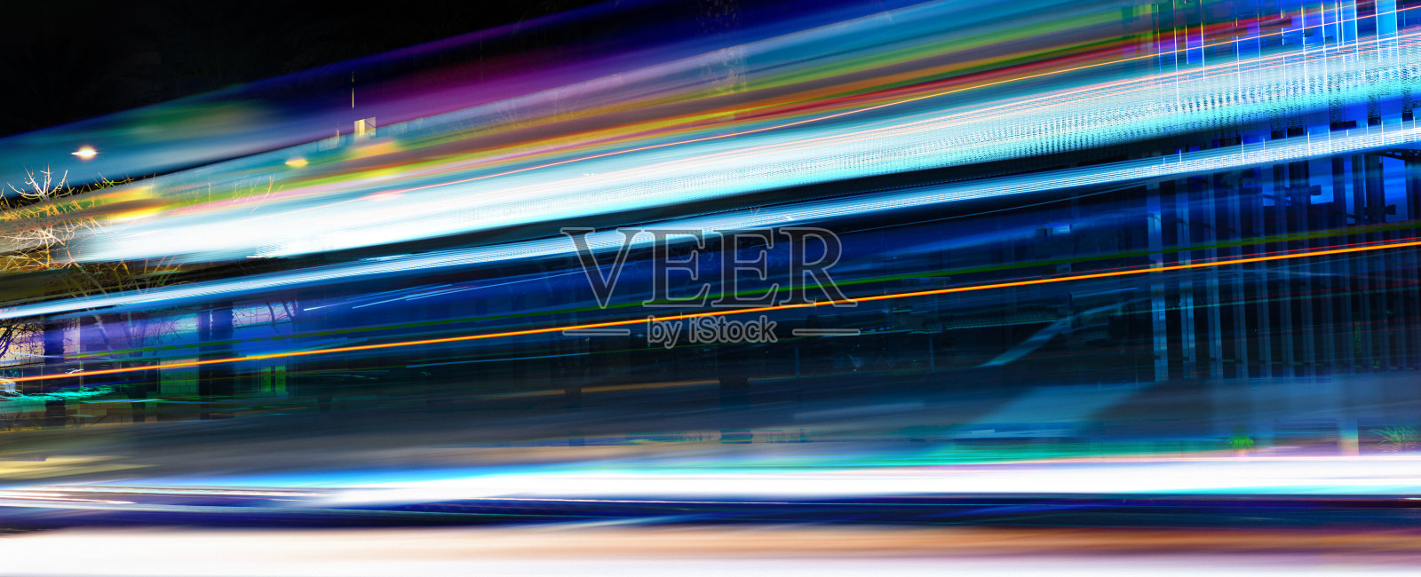 长曝光灯照片摄影图片