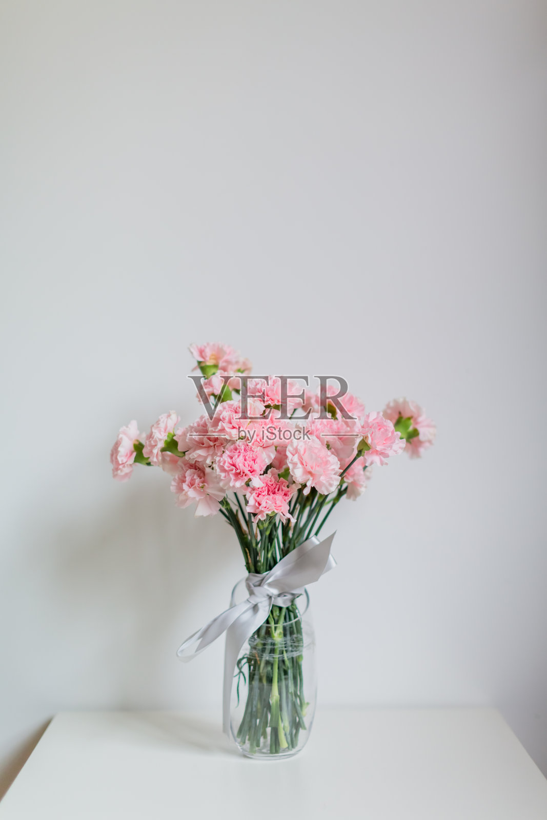 美丽的母亲节康乃馨照片摄影图片