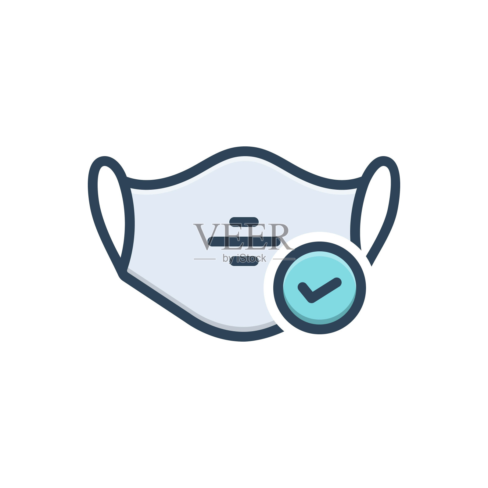 必须的面具插画图片素材