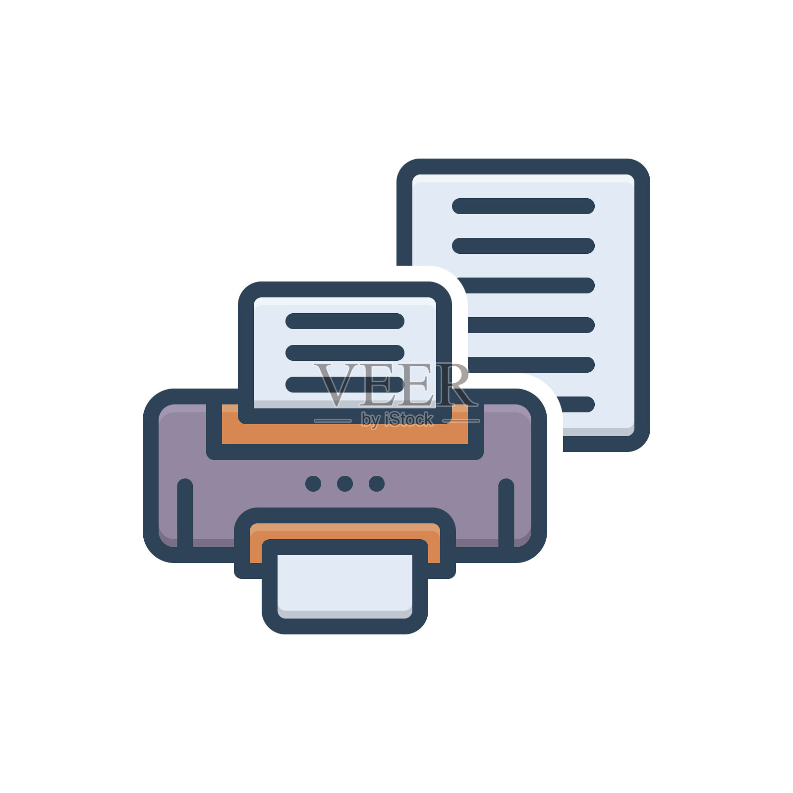 指纹印插画图片素材