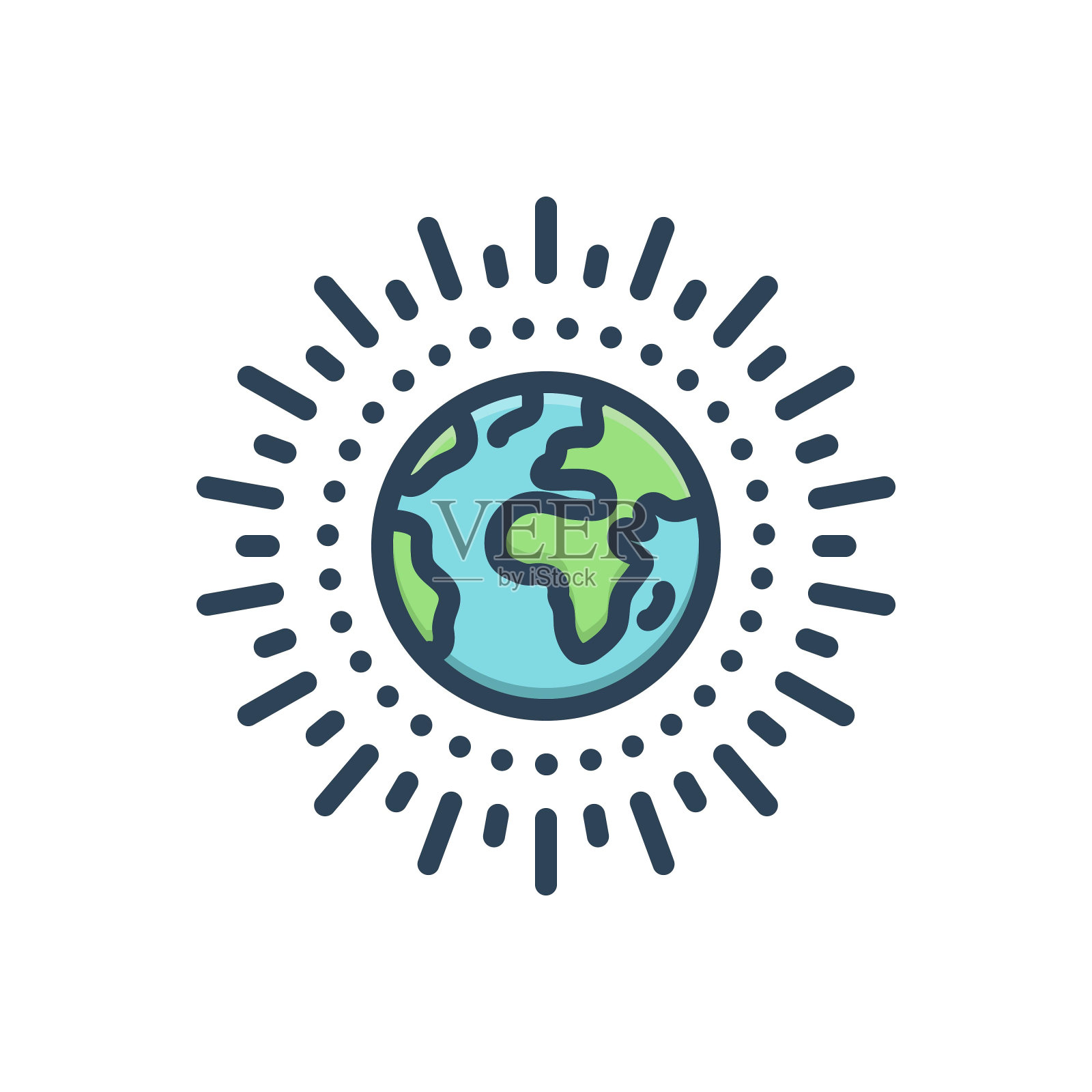 在世界范围内通用插画图片素材