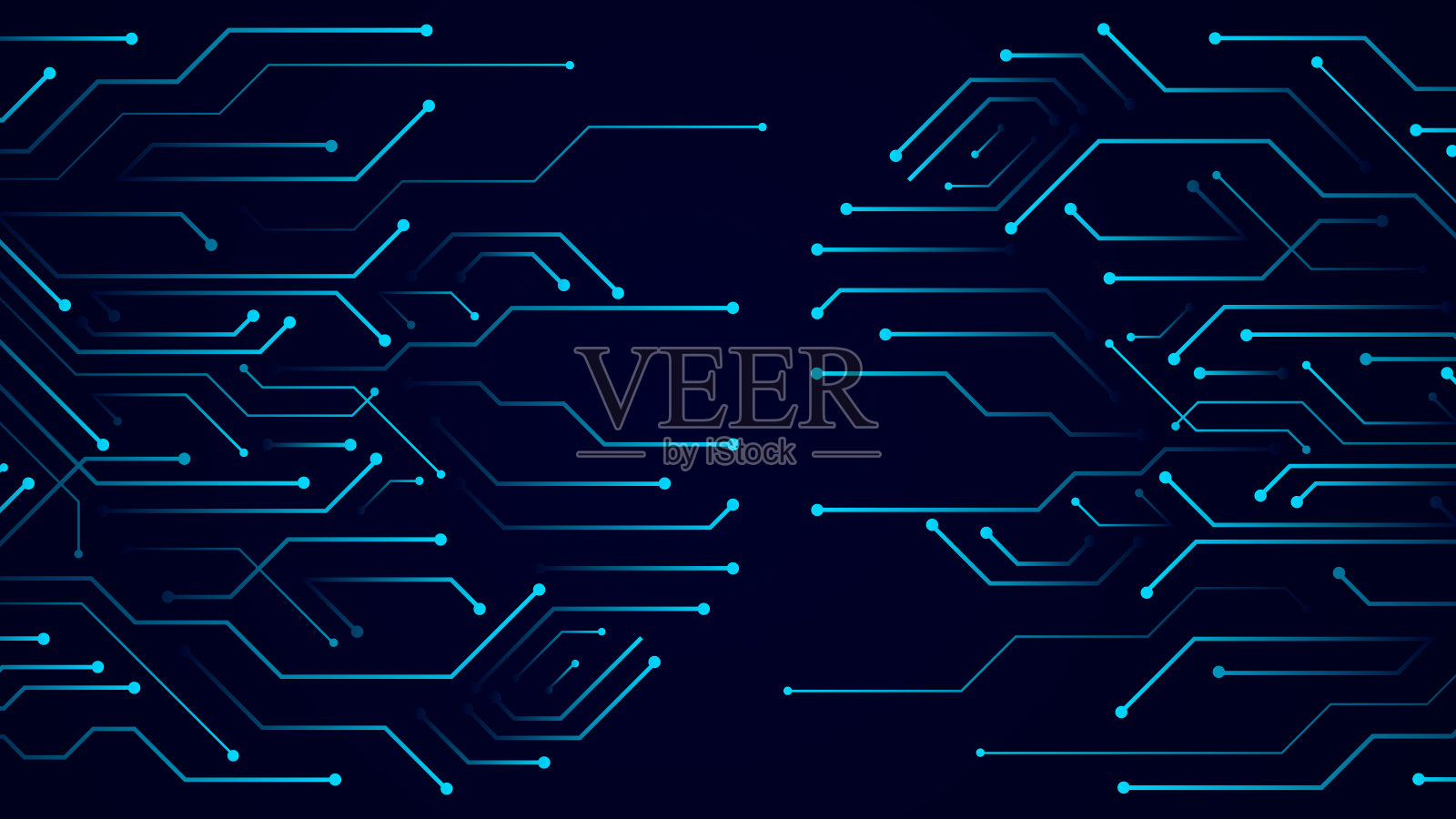 高科技电路板数字技术插图背景插画图片素材