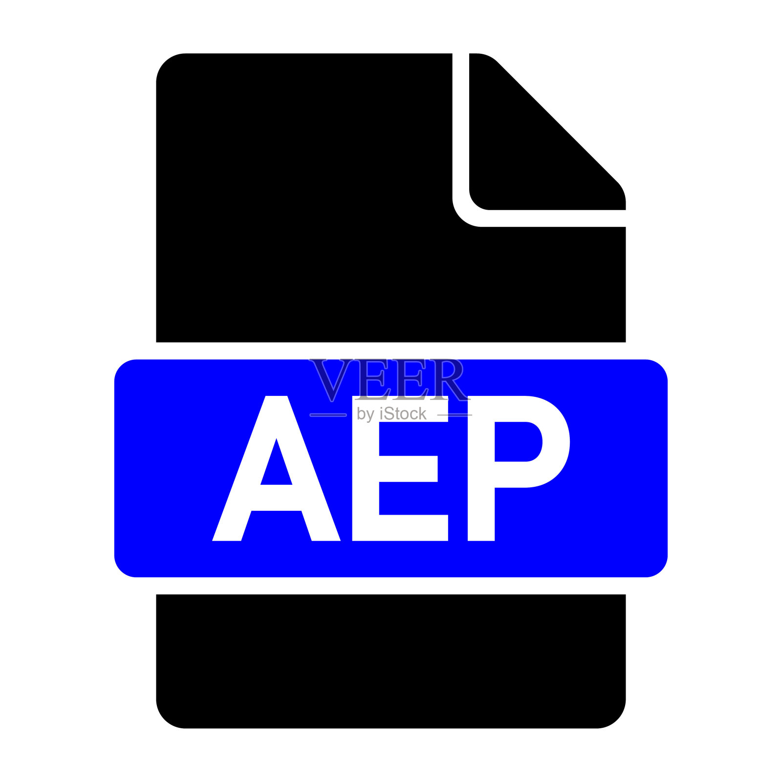 AEP文件格式图标插画图片素材