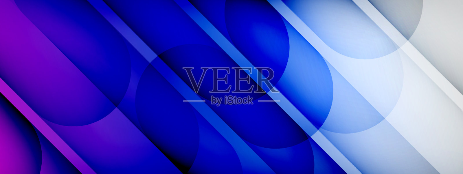 浅色几何抽象背景与线条插画图片素材