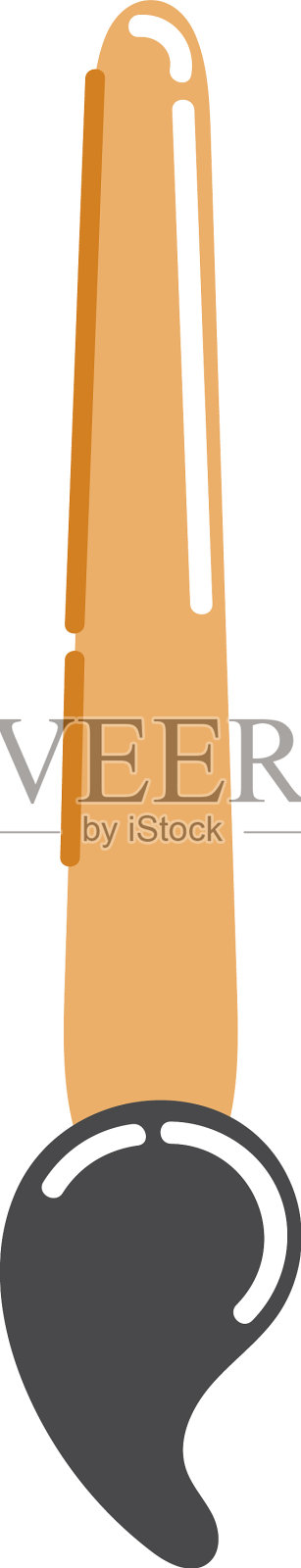 画笔学校用品设计元素图片