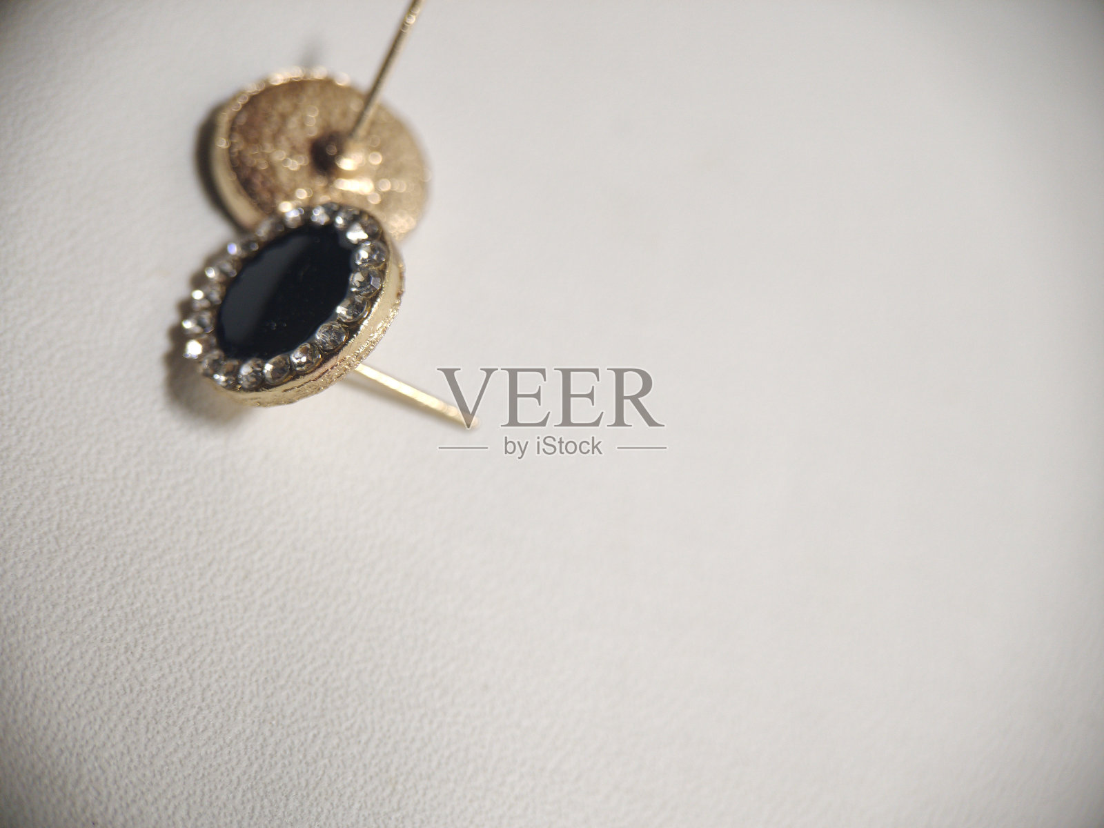 耳环，椭圆形黑色照片摄影图片