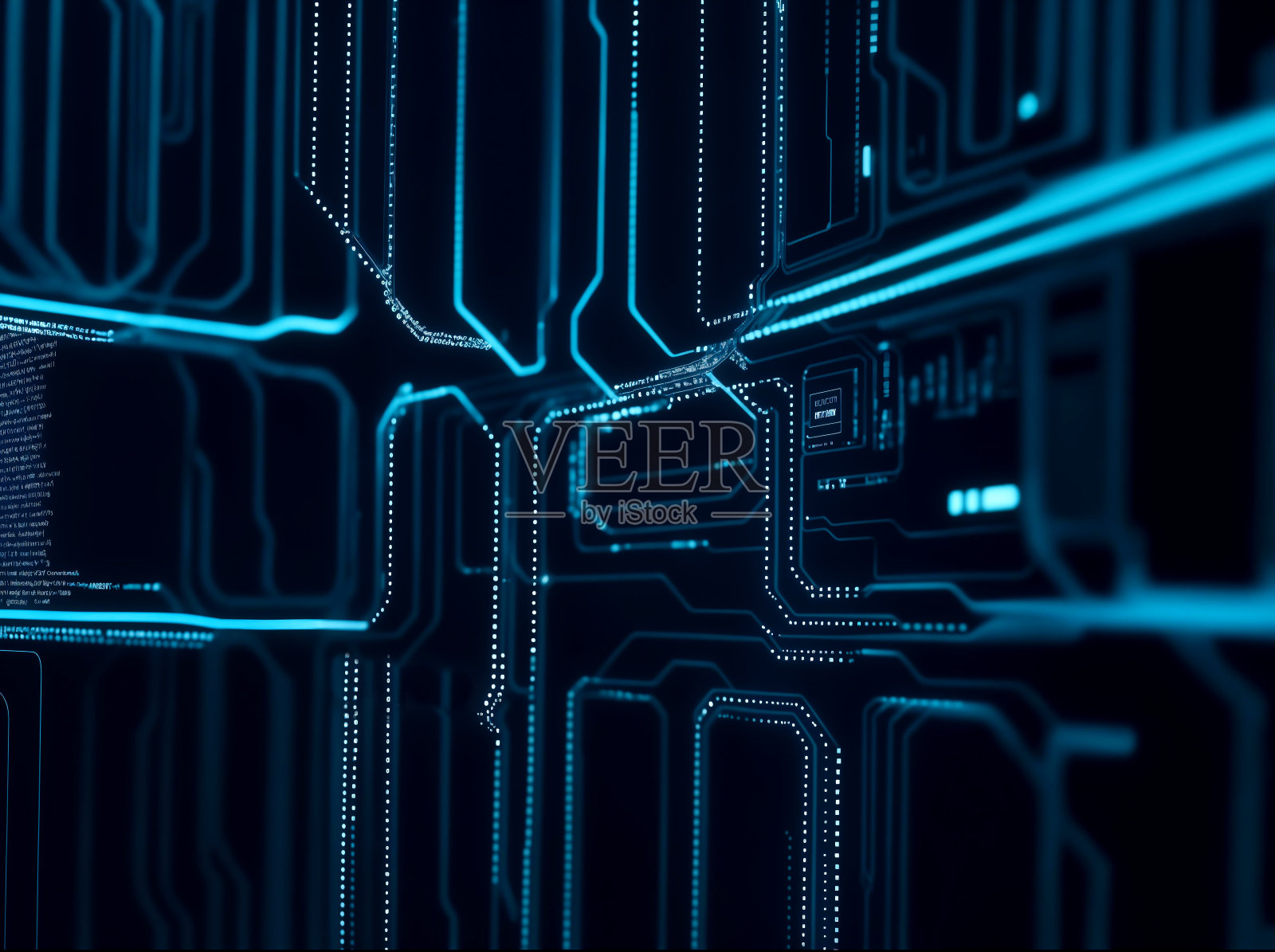 摘要计算机数据特征、大数据、互联网技术概念照片摄影图片