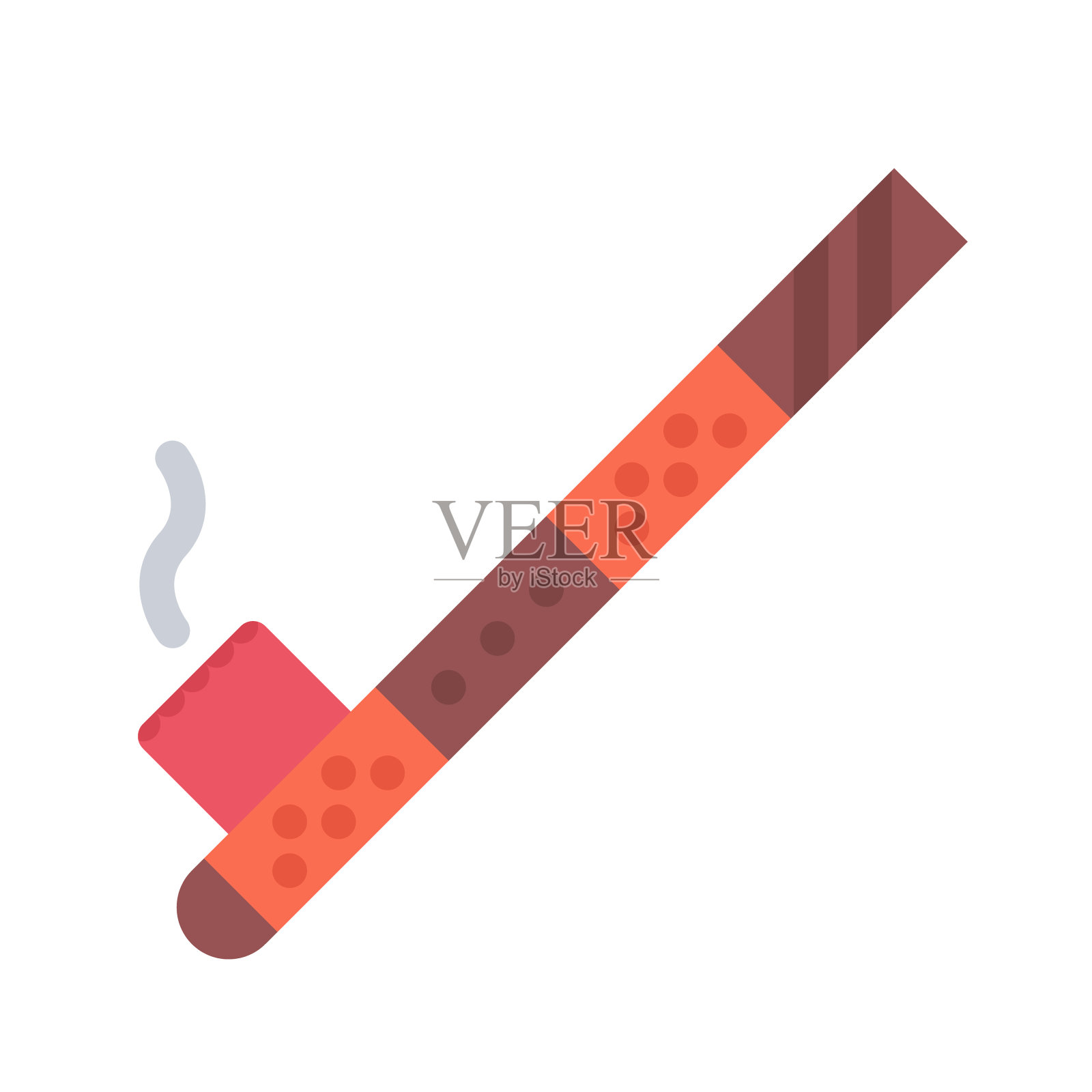 设计矢量图像图标和平烟斗插画图片素材