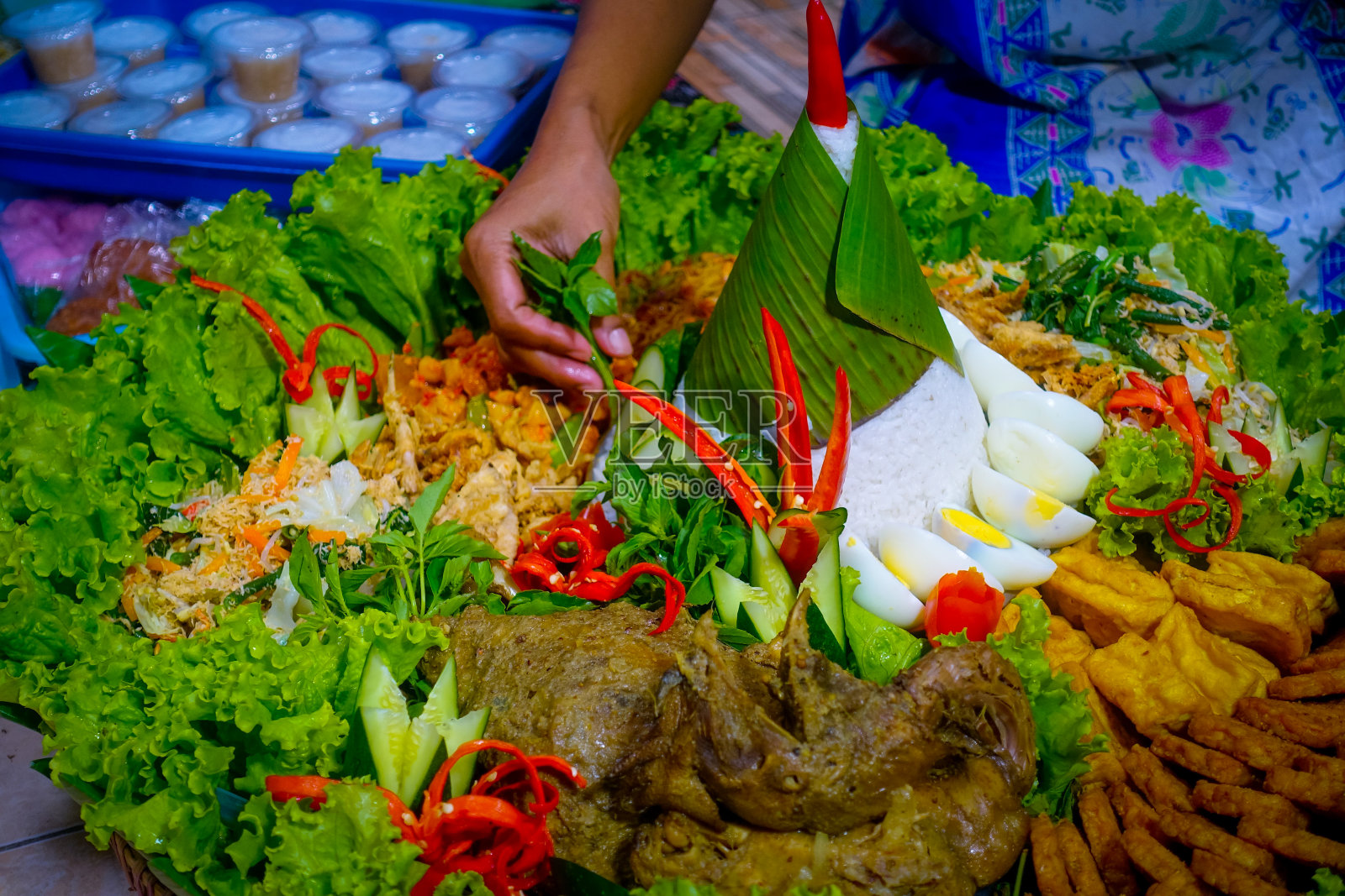 印尼仪式食品照片摄影图片