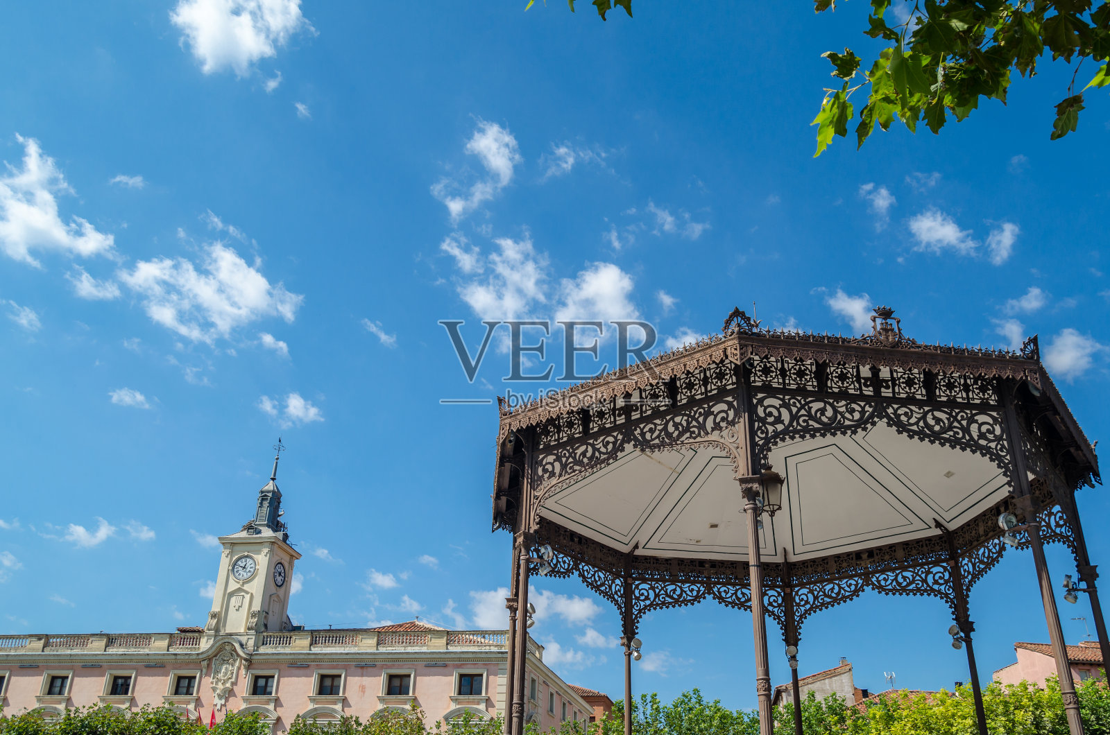 Alcala de Henares的建筑，西班牙马德里省照片摄影图片