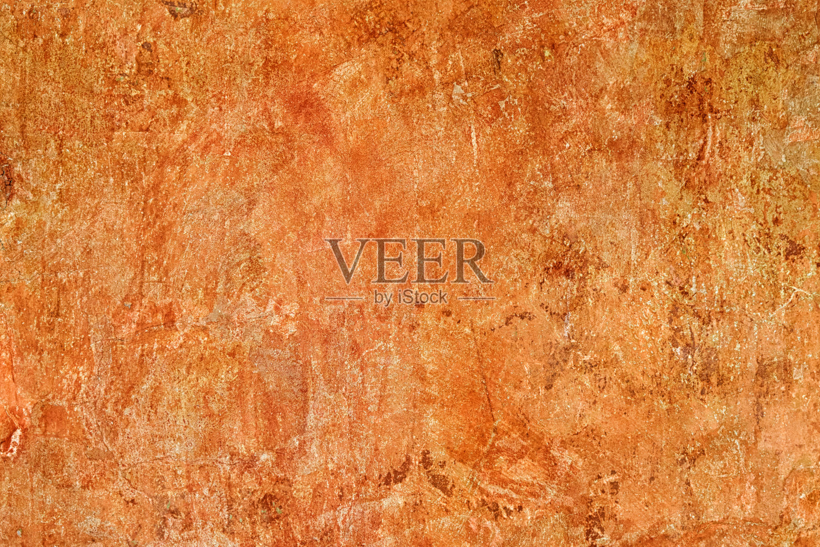 美丽的抽象纹理背景从铁片覆盖的腐蚀和生锈。照片摄影图片