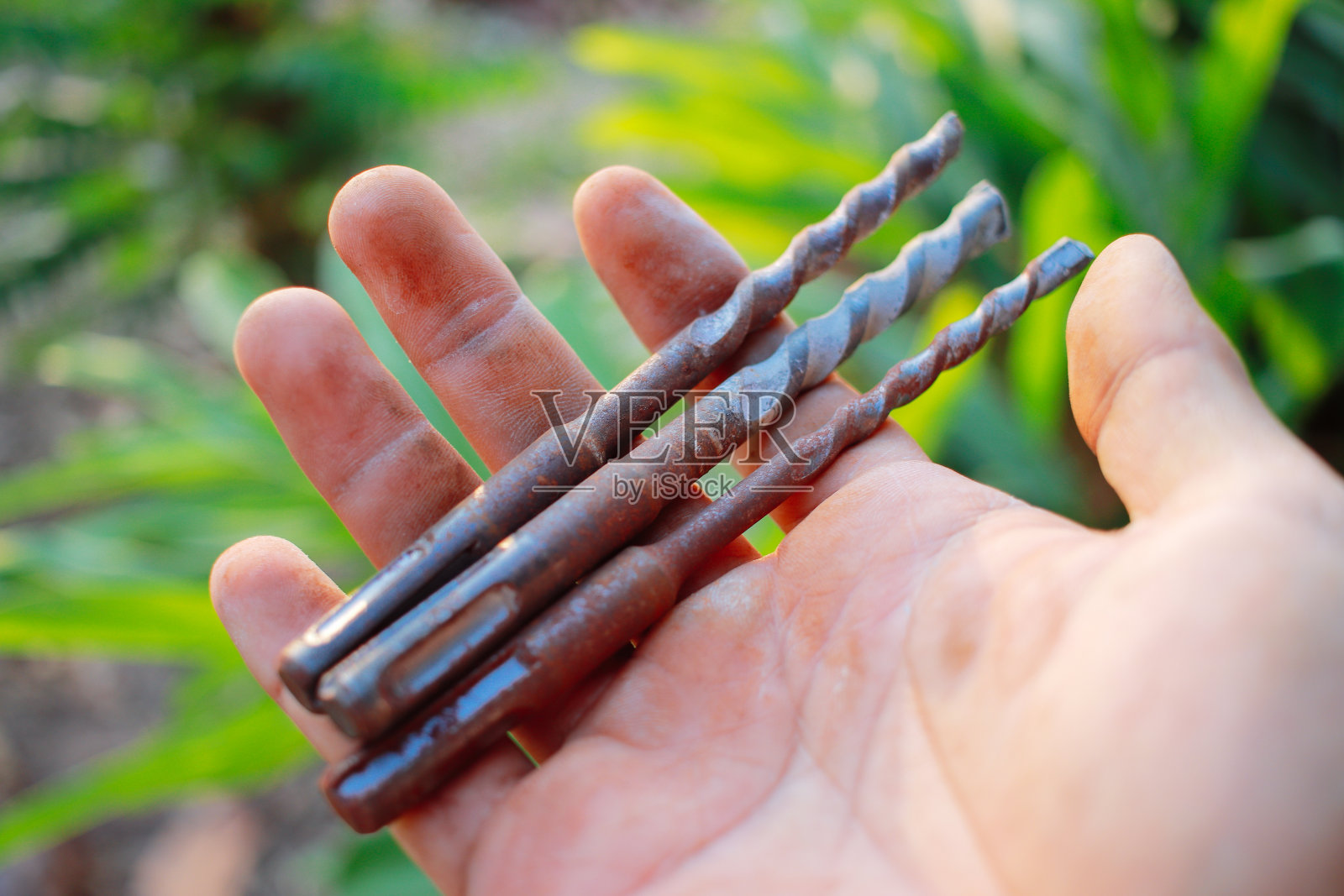 混凝土钻头照片摄影图片