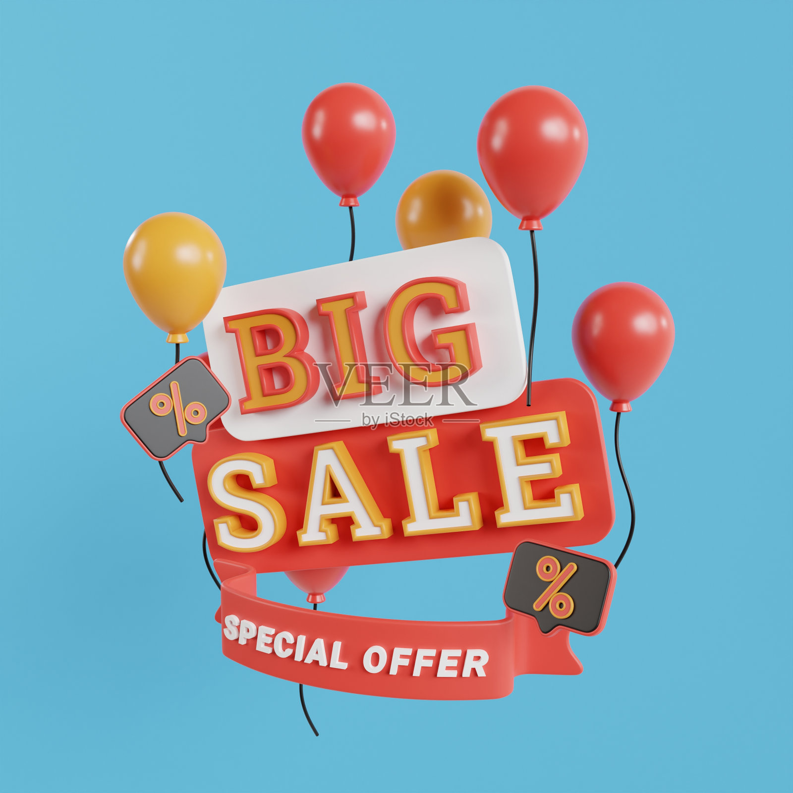 网上购物3D插图，网上商店，网上支付和送货概念。照片摄影图片