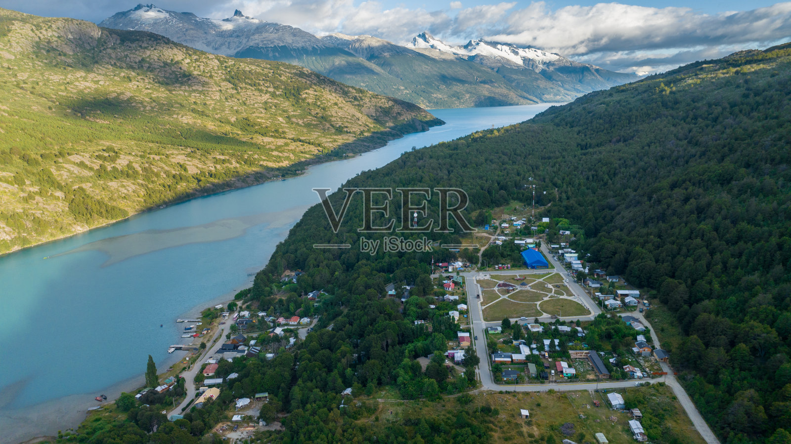 巴塔哥尼亚的日出照片摄影图片