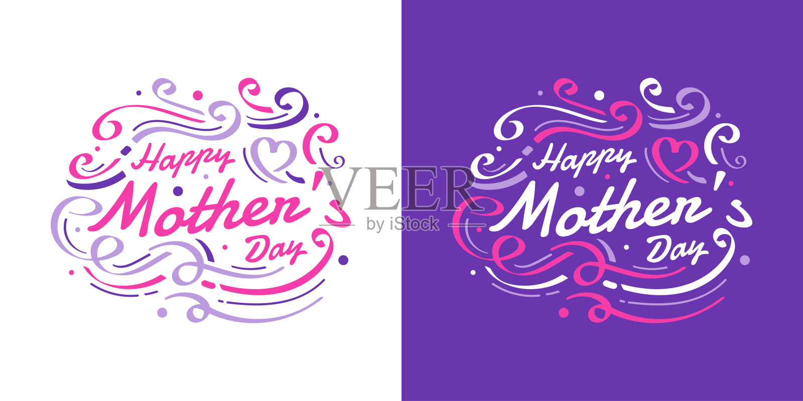 母亲节快乐。母亲节排版，可用于贺卡，海报，横幅，或T恤设计插画图片素材